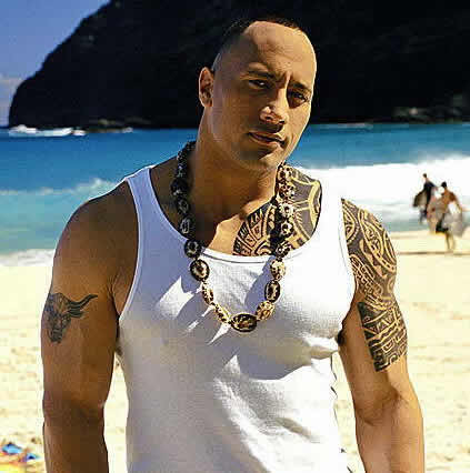 Tatouage samoan de  The Rock  Dwayne Johnson