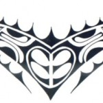 Modèle tatouage polynesien bas du dos