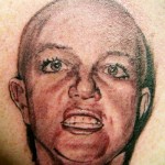 Tatouage de fou de Britney Spears