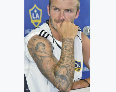 Tatouage David Beckham les tatouages de Beckham tattoos de 