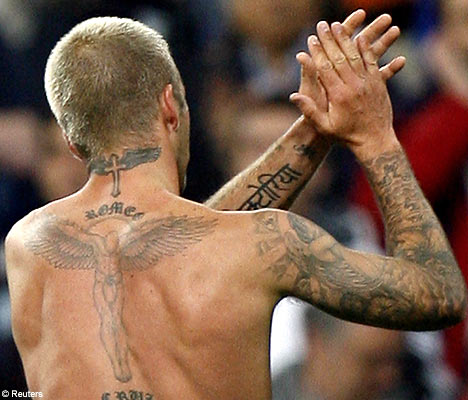 Beckham Photo Shoot on Tatouage David Beckham  Les Tatouages De Beckham  Tattoos De