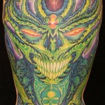 Tattoo biomécanique couleur