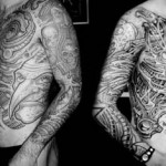 Tatouage bioméca Riton