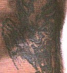 Tatouage diable sur le ventre - hate