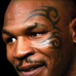 Tatouage tribal sur le visage de Mike Tyson