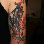 Tatouage aigle old school