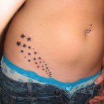 modele-tatouage-etoile Modèle tatouage étoiles hanche