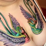 modele-tatouage-hirondelle-21 Tatouage hirondelles old school