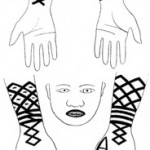 Modèle de tatouage Aïnou Japonais