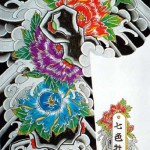 Modèles tatouage japonais fleurs de lotus
