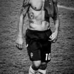 Tatouage Ibrahimovic cartes de poker