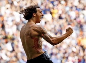 Tatouage Ibrahimovic dragon rouge