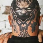 Tatouage de Kerry King sur la tête