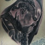 Tatouage d'un fan de Kerry King de Slayer