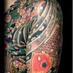 Tatouage manchette japonaise