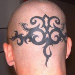 tatouage-tribal-tete-crane-jeremie-janot Tatouage tribal tête de Jérémie Janot