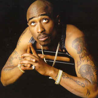 Tatouage Tupac Shakur Tatouage pac  tattoos de gangs gangsta rap 
