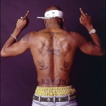 tatouage-tupac-dos Tatouages de 2 Pac sur le dos