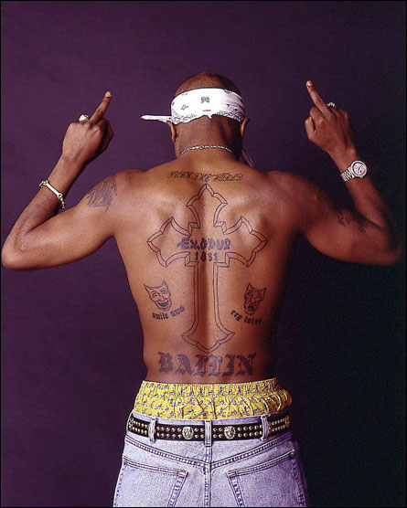 Tatouage Tupac Shakur Tatouage 2pac tattoos de gangs