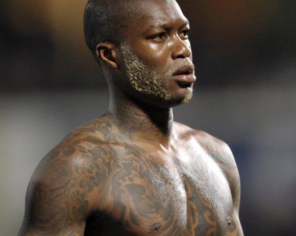 As with other tattooed players, Cisse did not forget to inscribe the names 