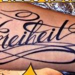 modèle du tatouage de Bill Kaulitz de Tokio Hotel sur le bras