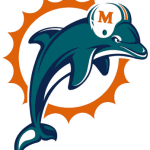 Tatouage football américain Miami Dolphins