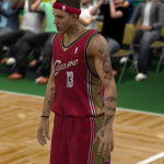 Tatouages de Delonte West dans nba live sur le bras gauche