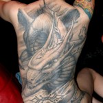 tatouage-noir-et-blanc-paul-booth Tatouage en Noir et blanc par Paul Booth