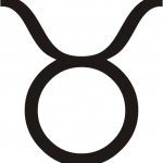 Symbole zodiacal du taureau