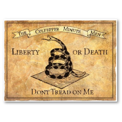 Drapeau de Gadsden don't tread on me