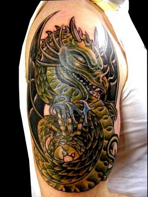 tatouage dragon epaule  wwwPQeu  Funny Pics