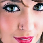 Piercing au nez, anneau pour femme