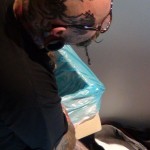 tatouage d'araignée sur le crane
