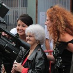 Lucienne en reportage pour le petit journal