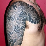 Photo de tatouage manchette japonaise