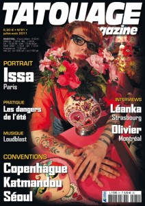 couverture tatouage magazine n 81 juillet aout 2011