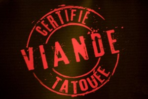 certifié viande tatouée