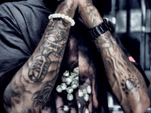 tatouages wiz khalifa sur les bras