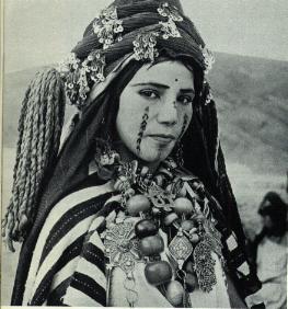 Tatouage de femme berbère
