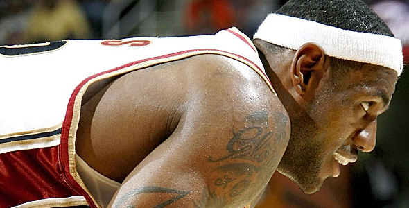 LeBron James tatouage gloria