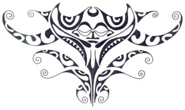 Modèle tattoo polynesien