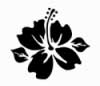 Modèle tatouage polynesien fleur d'hibiscus