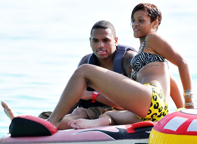 Tatouage Rihanna avec Chris Brown