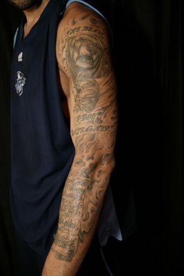 Tatouage bras gauche LeBron James