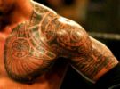 The Rock tatouage polynésien
