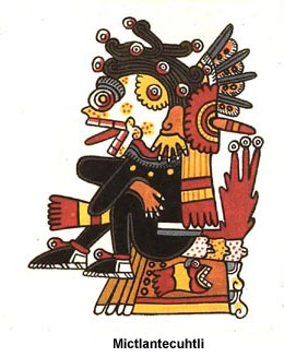 Mictlantecuhtli Dieu de la mort Aztèque