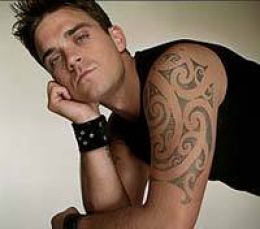 Tatouage Maori Robbie Williams