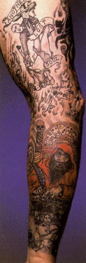 tatouage necromancien bras undertaker