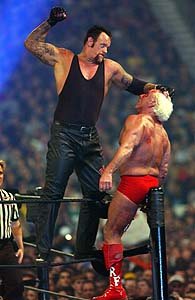 L'undertaker contre Rick Flair à Wrestlemania