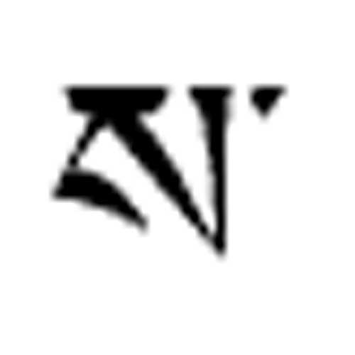 Modèle tatouage écriture tibétain - lettre alphabet SA
